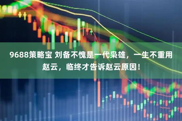 9688策略宝 刘备不愧是一代枭雄,一生不重用赵云,临终才告诉赵云原因!