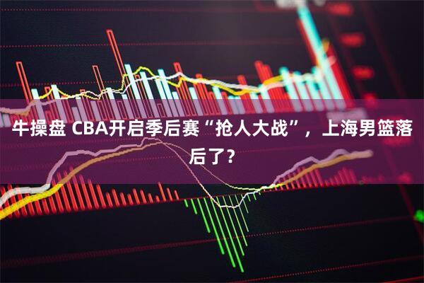 牛操盘 CBA开启季后赛“抢人大战”，上海男篮落后了？