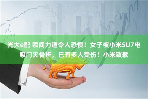 光大e配 瞬间力道令人恐惧！女子被小米SU7电吸门夹骨折，已有多人受伤！小米致歉